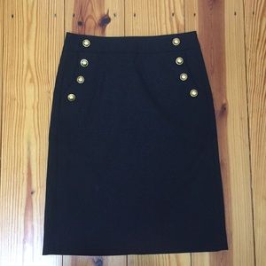 Ann Taylor Loft black pencil skirt
